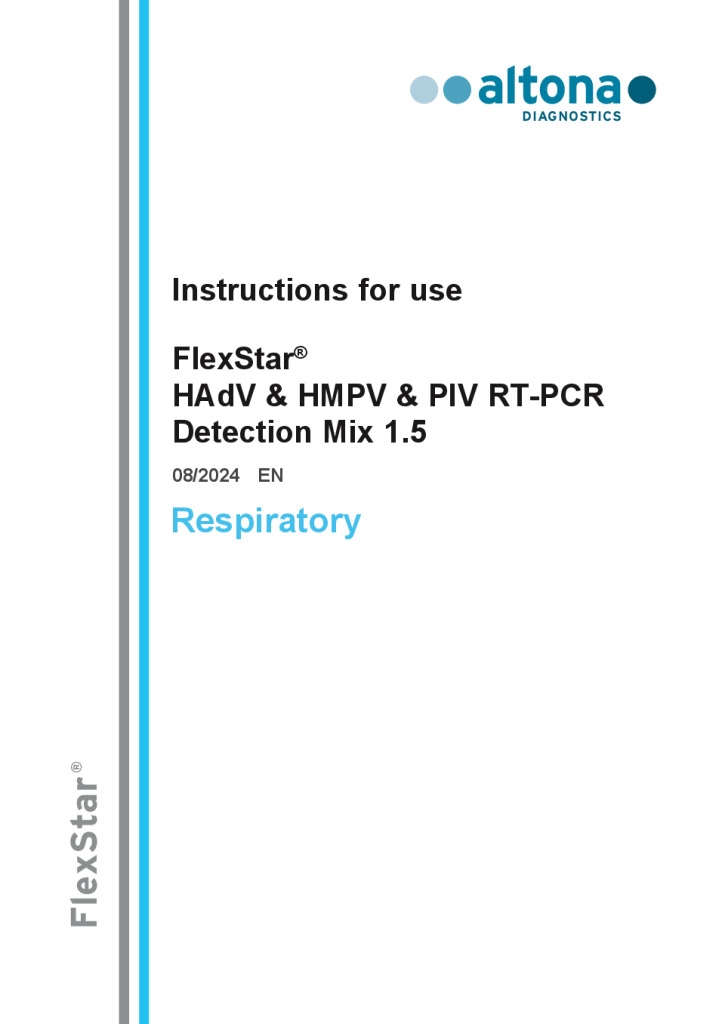 FlexStar HAdV & HMPV & PIV RT-PCR Detection Mix 1.5 RUO — altona Diagnostics GmbH product image