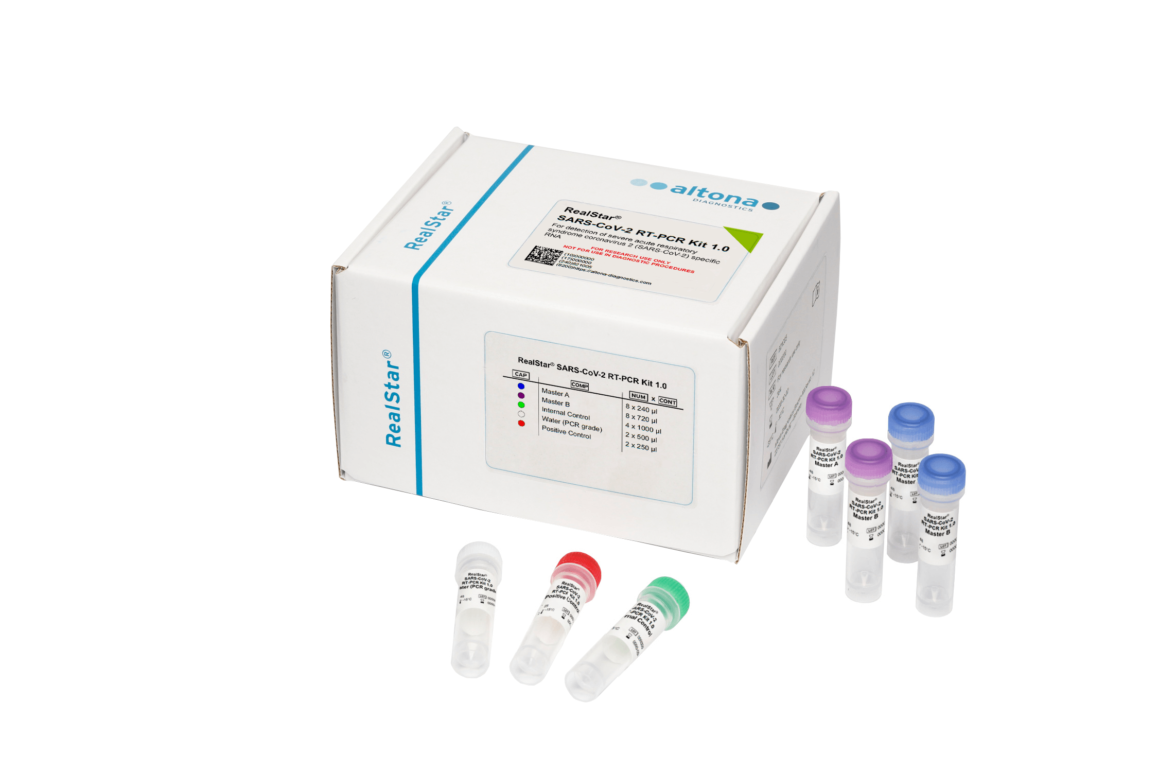 RealStar SARS-CoV-2 RT-PCR Kit 1.0 RUO — altona Diagnostics GmbH product image