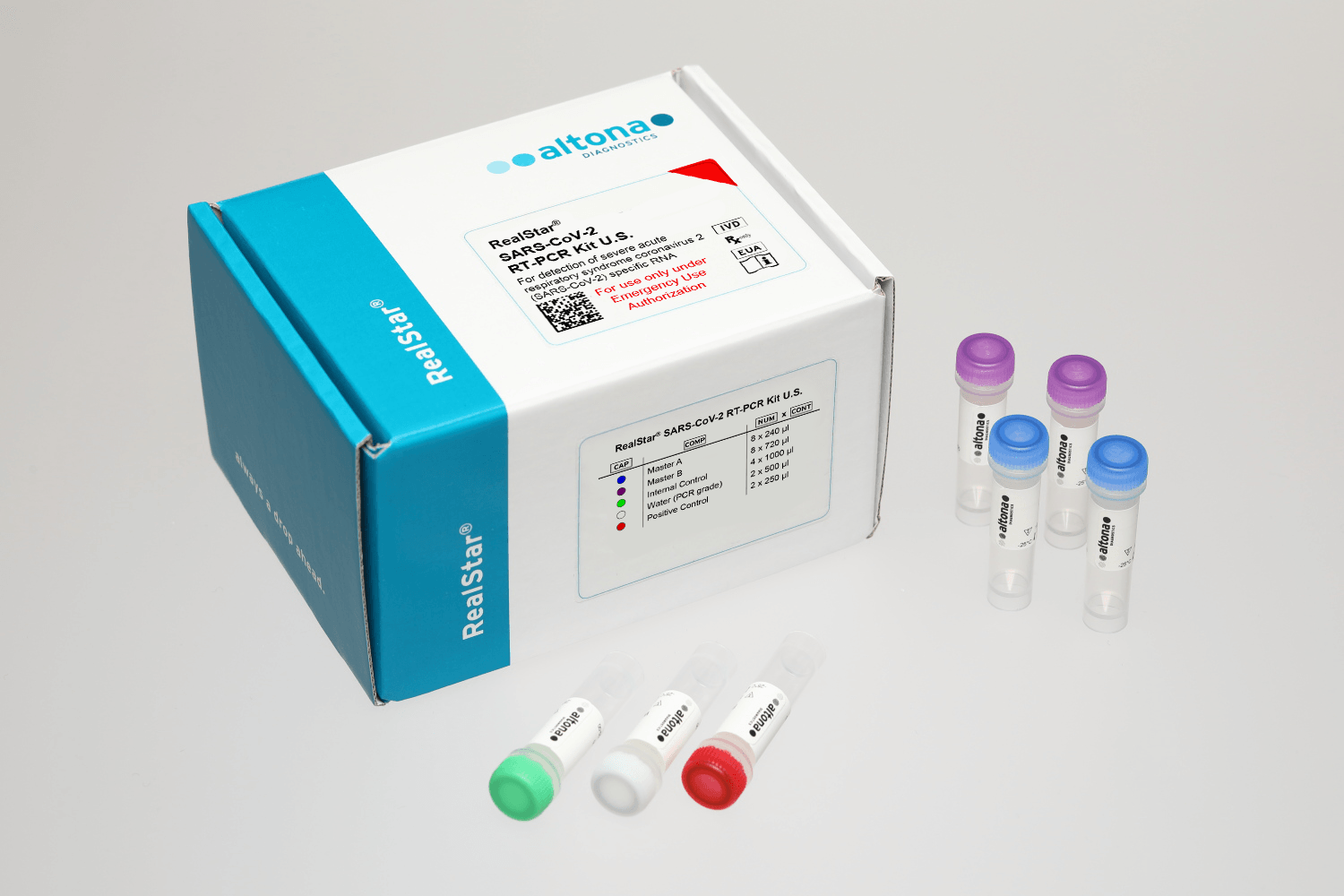 RealStar SARS-CoV-2 RT-PCR Kit U.S.* — altona Diagnostics GmbH product image