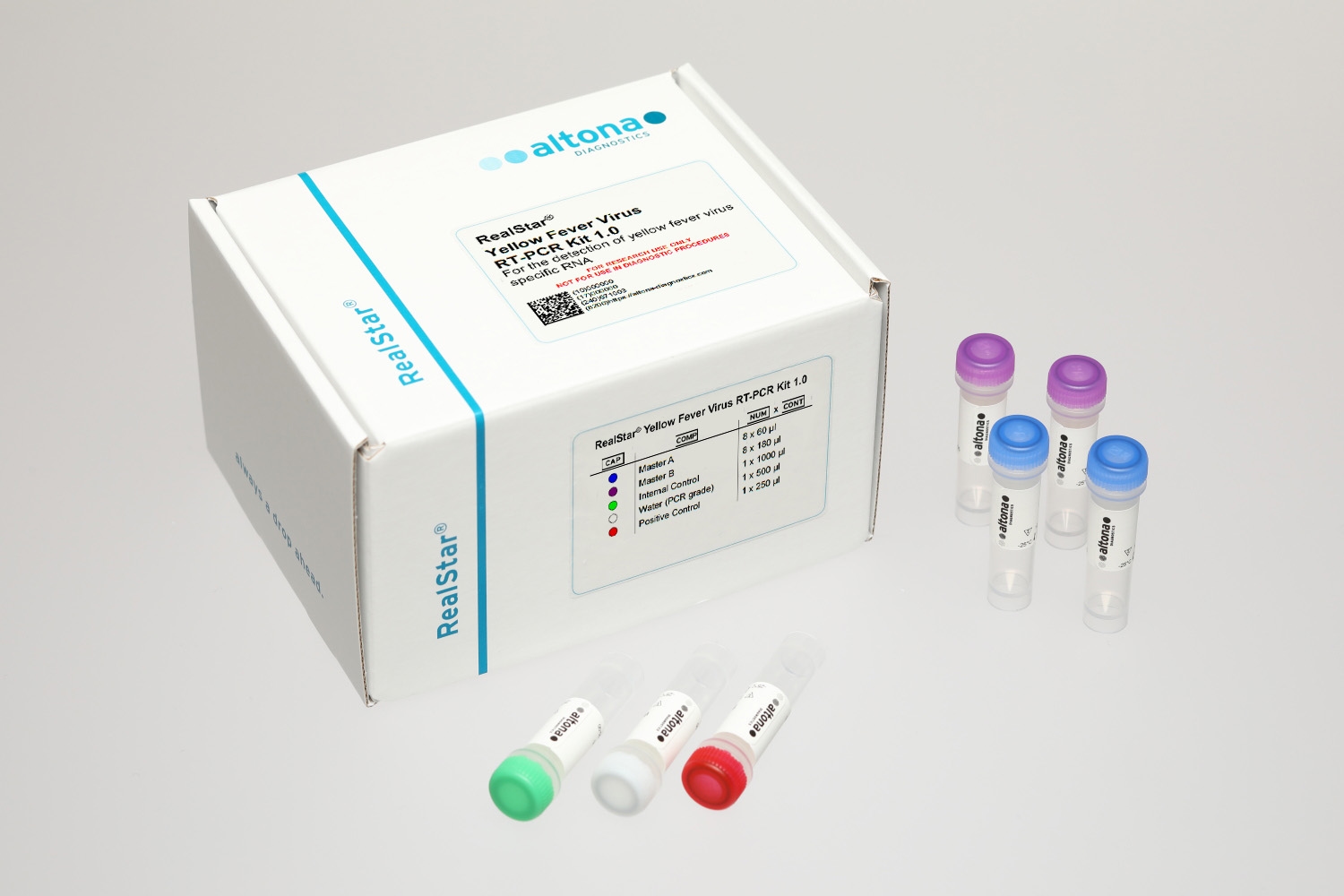 RealStar Yellow Fever Virus RT-PCR Kit 1.0 RUO — altona Diagnostics GmbH product image