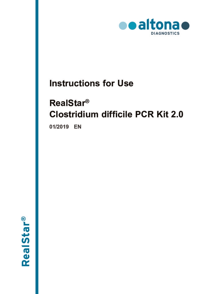 RealStar Clostridium difficile PCR Kit 2.0 RUO — altona Diagnostics GmbH product image