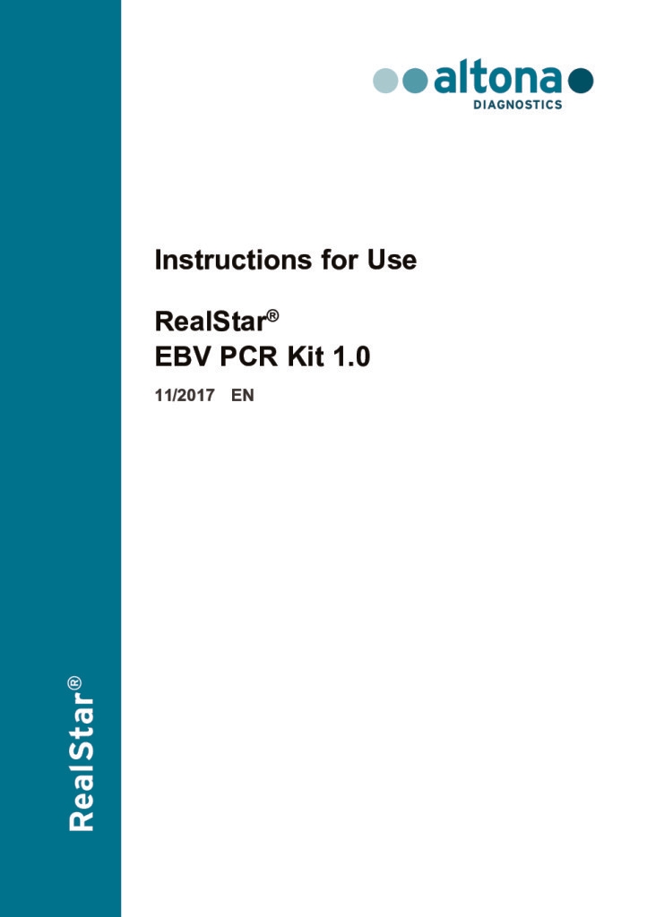 RealStar EBV PCR Kit 1.0 — altona Diagnostics GmbH product image