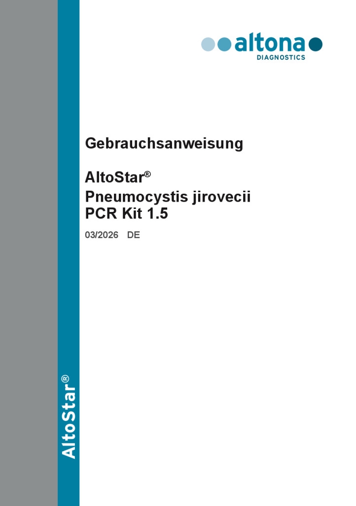 AltoStar Pneumocystis jirovecii PCR Kit 1.5 — altona Diagnostics GmbH product image