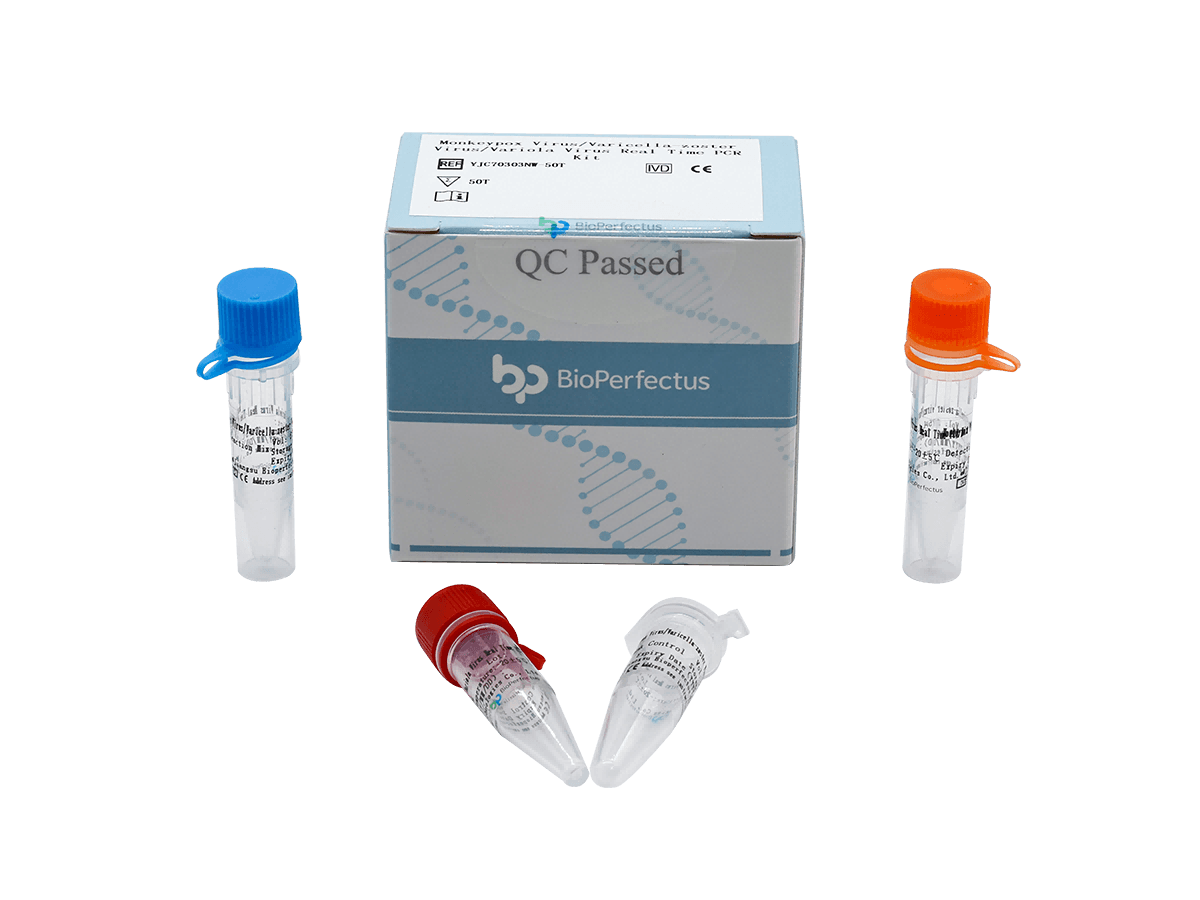 Monkeypox Virus/Varicella-zoster Virus/Variola Virus Real Time PCR Kit — Jiangsu Bioperfectus Technologies Co., Ltd. product image