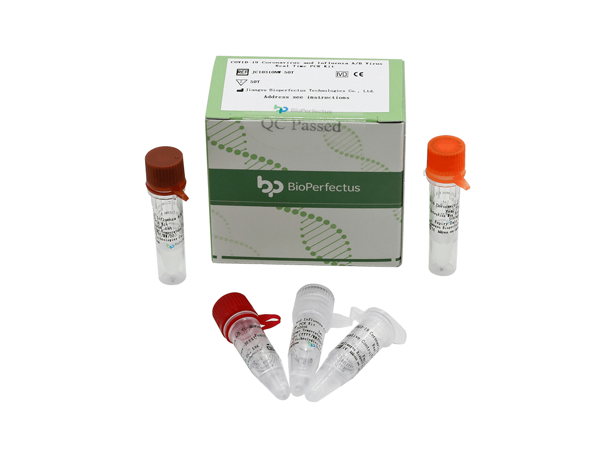COVID-19 Coronavirus and Influenza A/B Virus Real Time PCR Kit — Jiangsu Bioperfectus Technologies Co., Ltd. product image