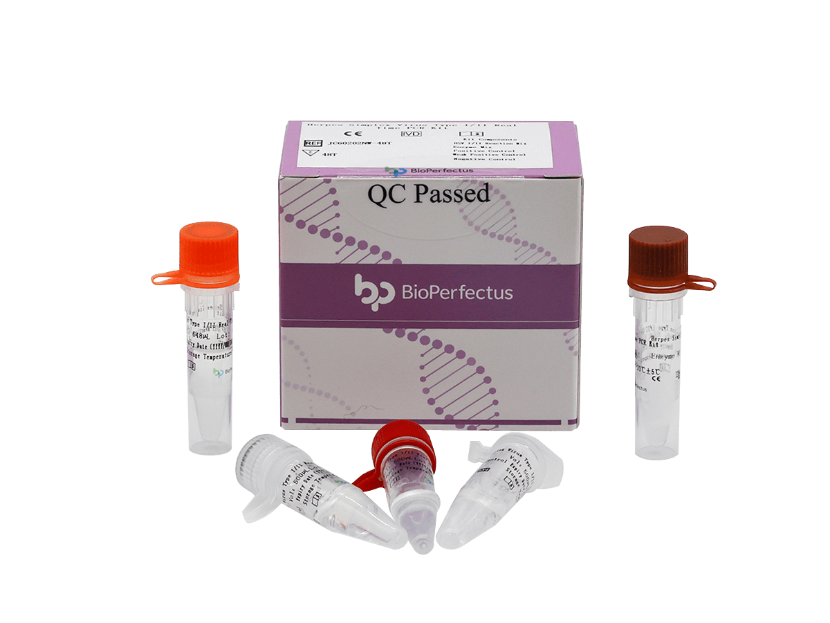 Herpes Simplex Virus Type I/II Real Time PCR Kit — Jiangsu Bioperfectus Technologies Co., Ltd. product image