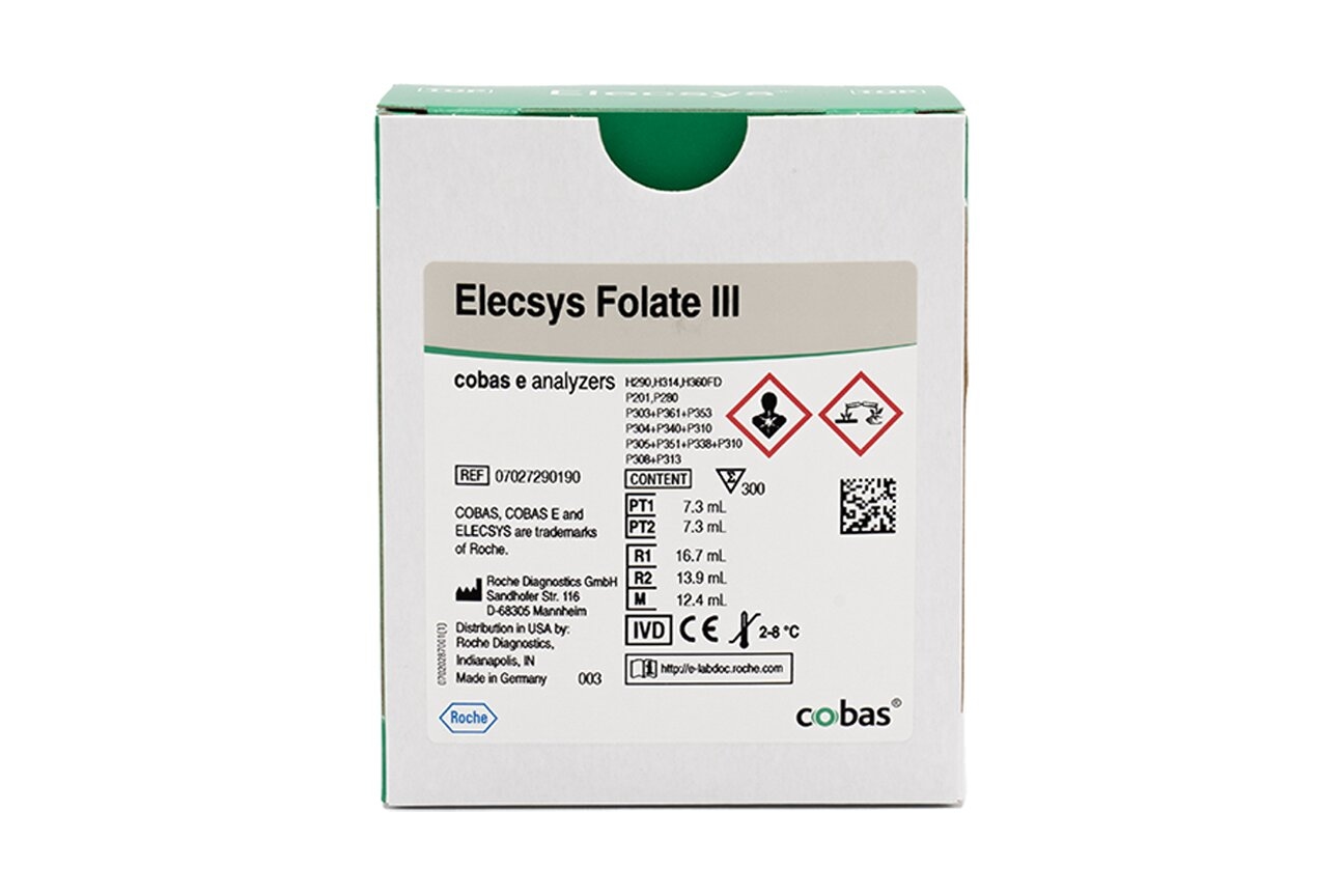 Elecsys Folate III — Roche Diagnostics product image