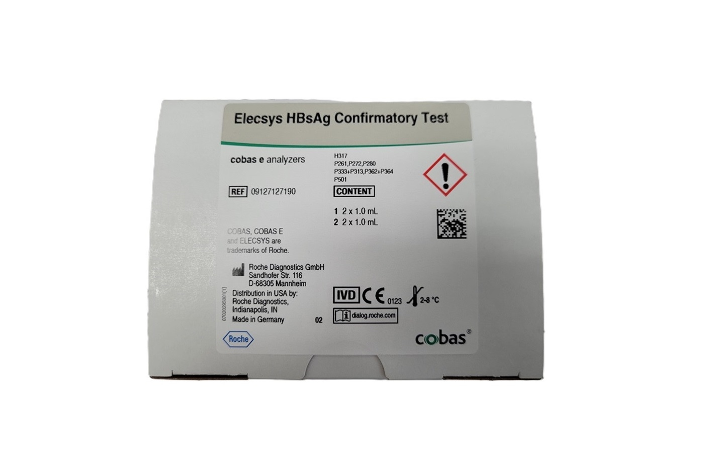 Elecsys HBsAg Confirmatory Test — Roche Diagnostics product image