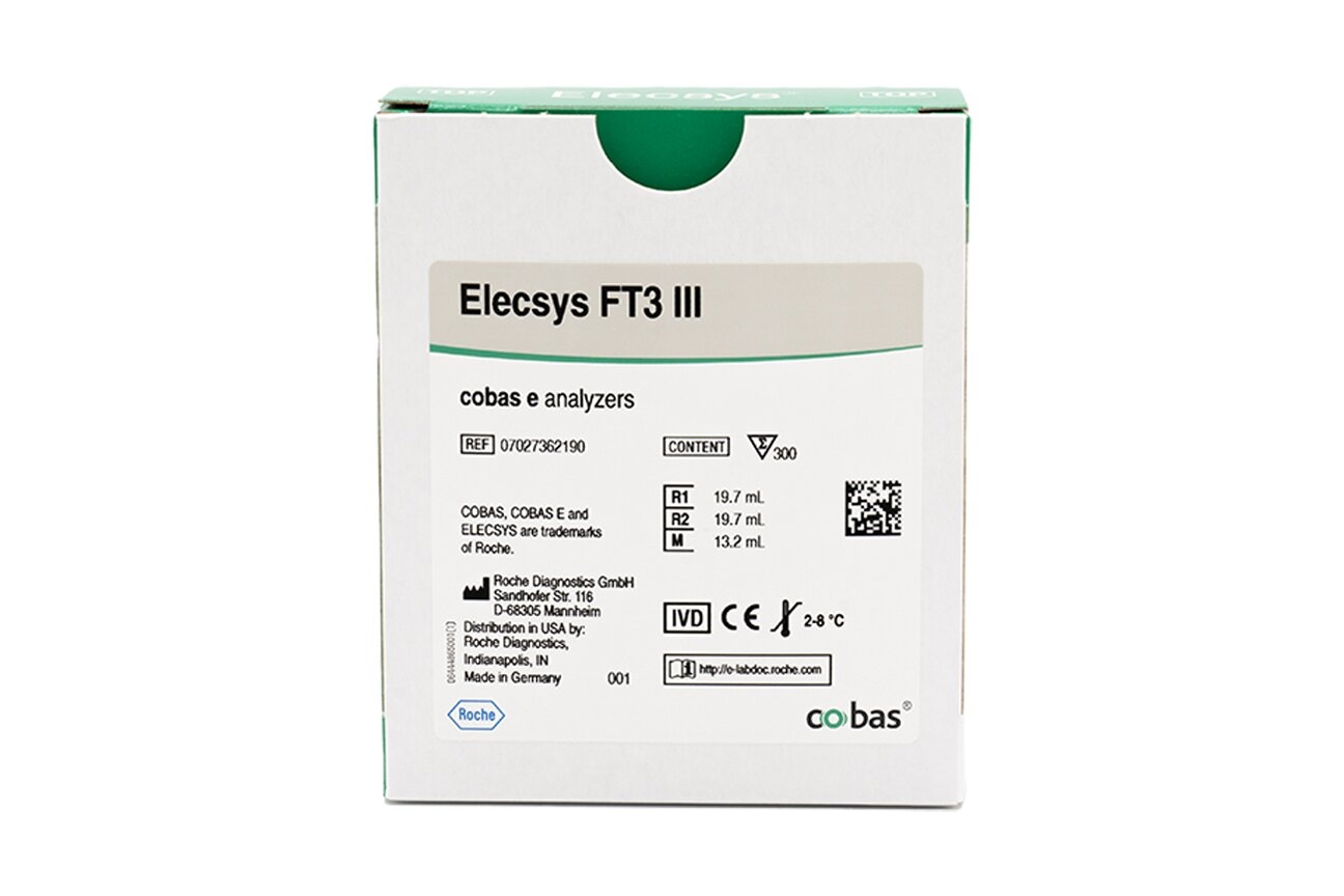 Elecsys FT3 III, FT3 - free triiodothyronine — Roche Diagnostics product image