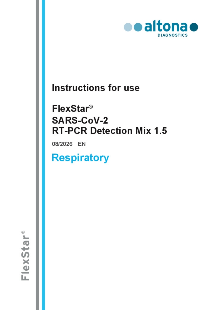 FlexStar SARS-CoV-2 RT-PCR Detection Mix 1.5 RUO — altona Diagnostics GmbH product image