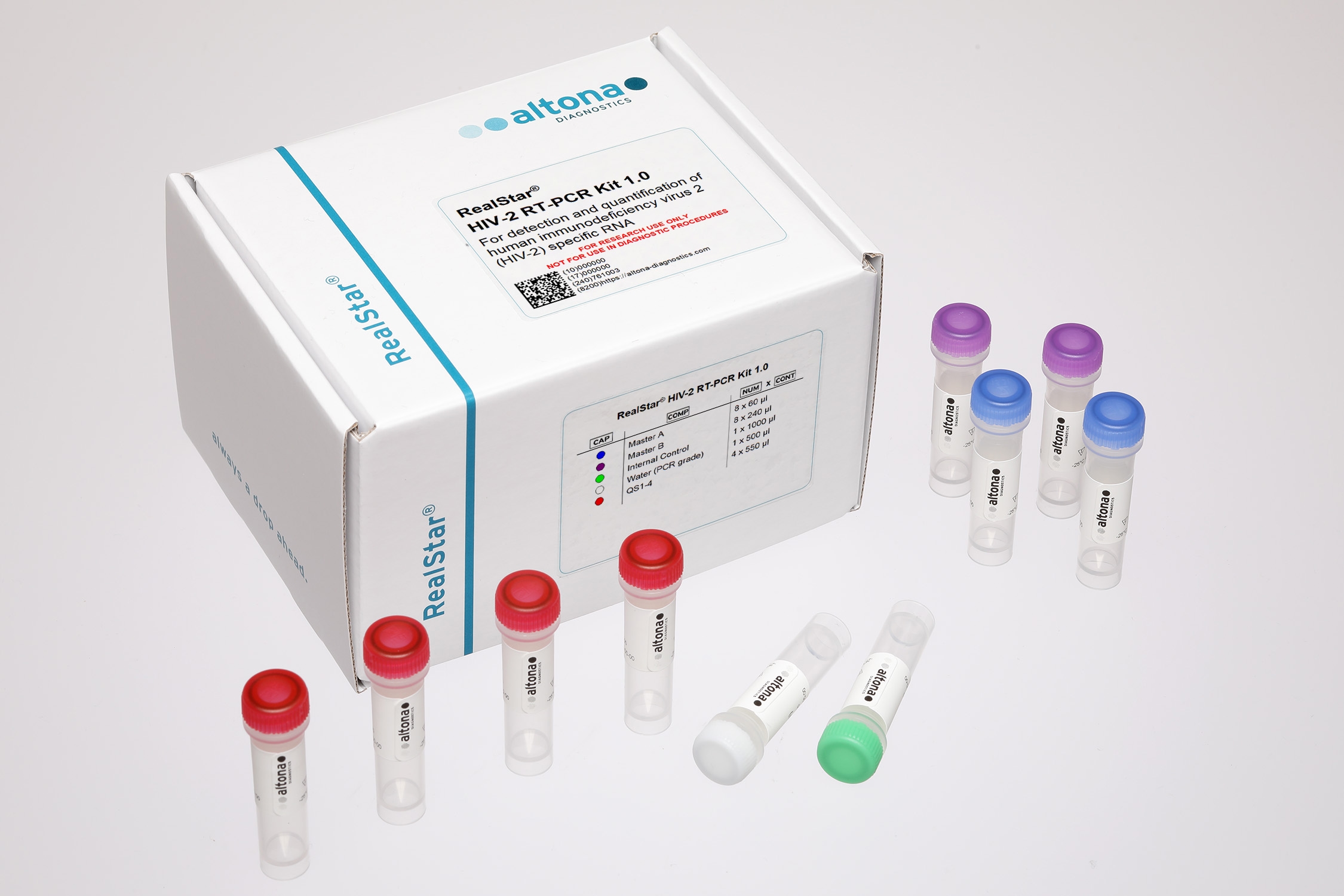RealStar HIV-2 RT-PCR Kit 1.0 RUO — altona Diagnostics GmbH product image