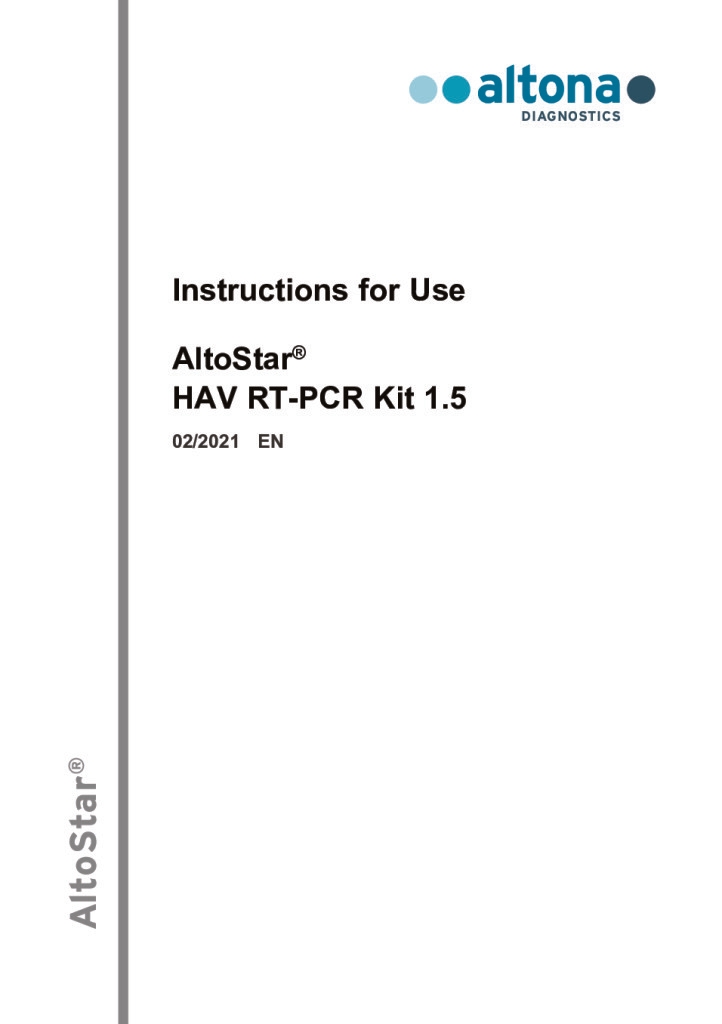 AltoStar HAV RT-PCR Kit 1.5 RUO — altona Diagnostics GmbH product image